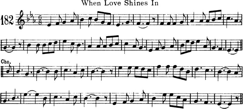 When Love Shines In Violin Sheet Music