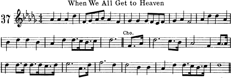 When We All Get To Heaven Violin Sheet Music