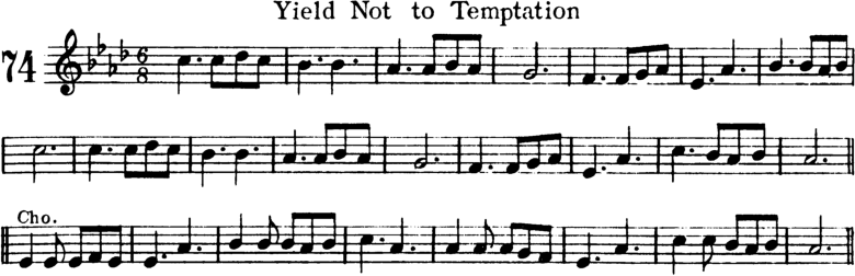 Yield Not To Temptation Violin Sheet Music